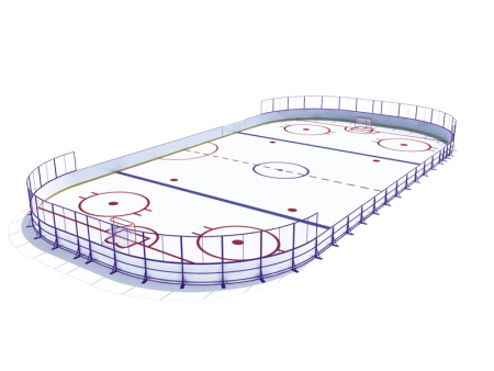 Купить Хоккейная коробка SP К 200 в Сольвычегодске 