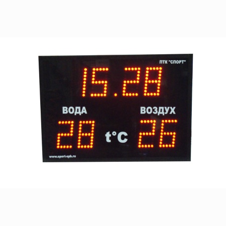 Купить Часы-термометр СТ1.16-2t для бассейна в Сольвычегодске 